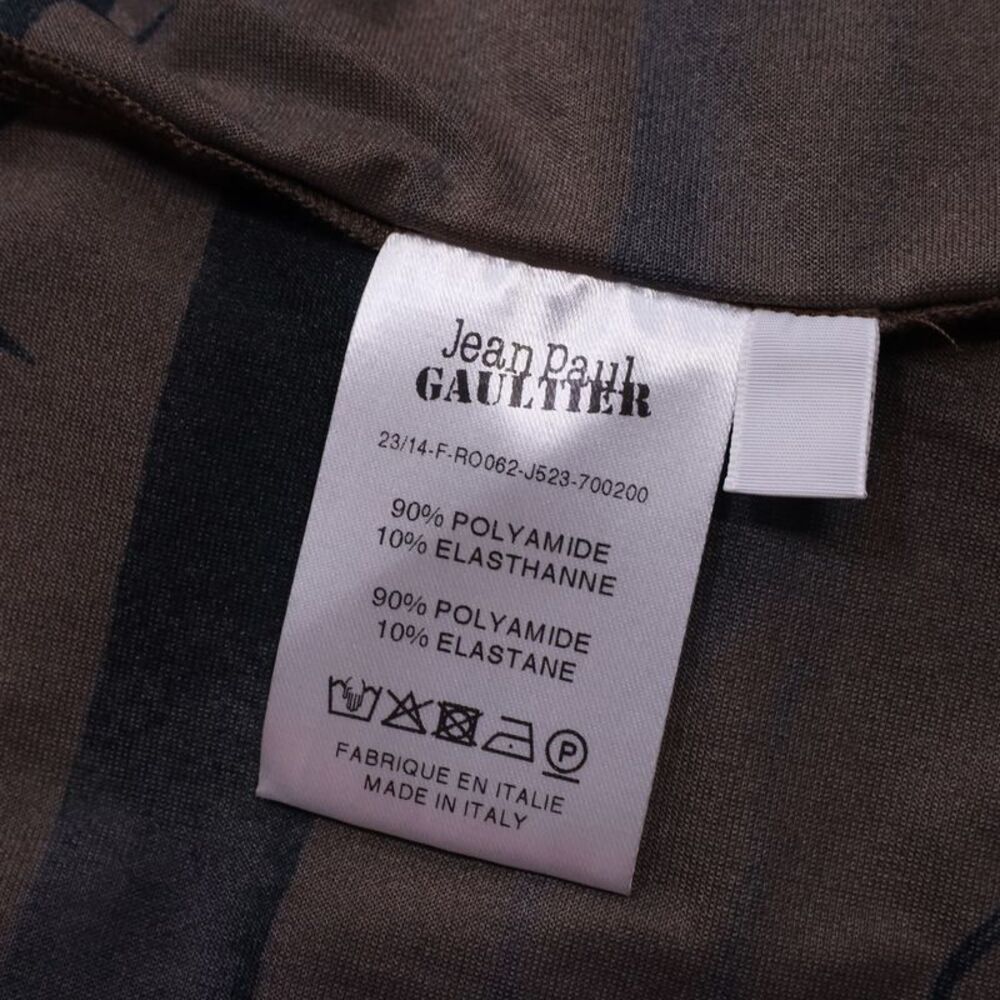 Jean Paul Gaultier x KNWLS Printed Mini Dress in Brown Polyamide - Picture 7 of 7